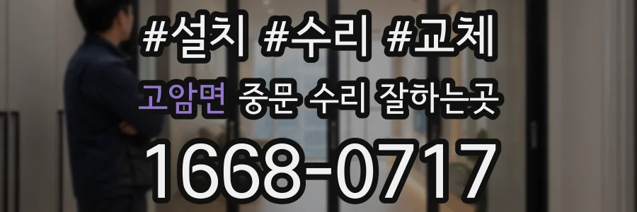 고암면 중문 수리 잘하는곳