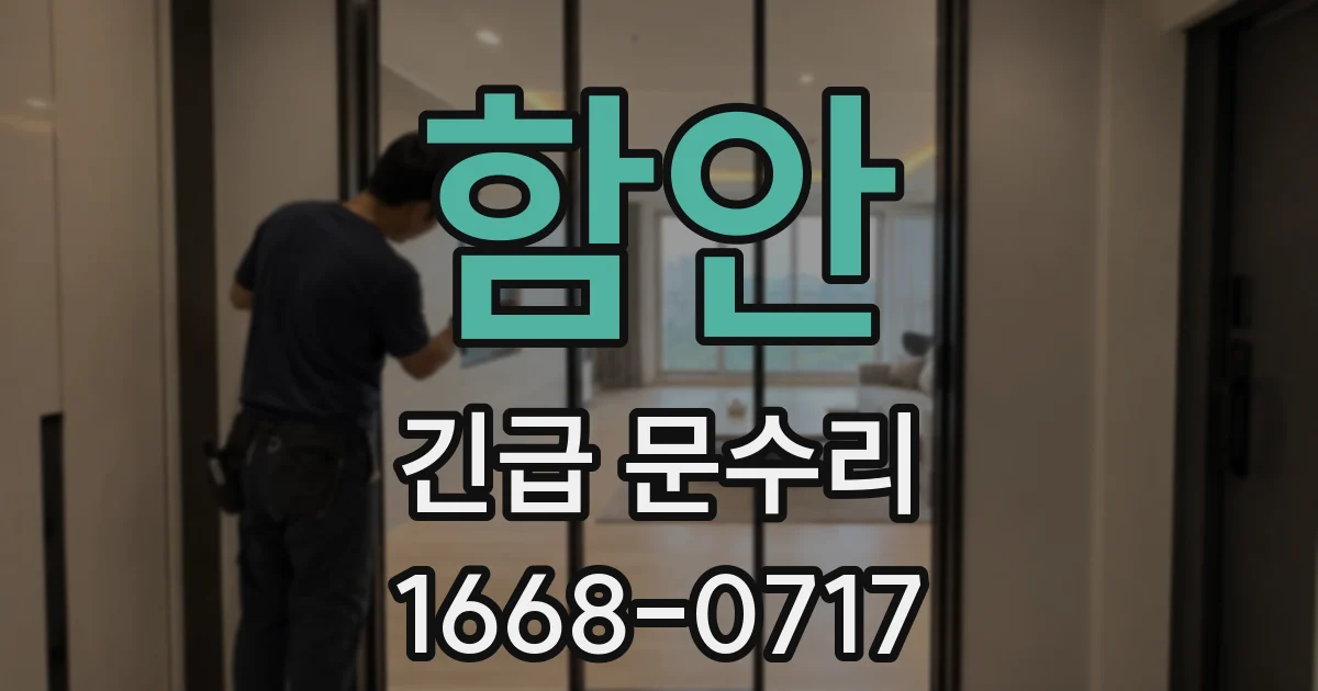 함안 긴급 문수리