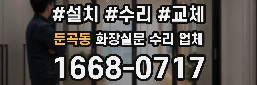 둔곡동 화장실문 수리 업체