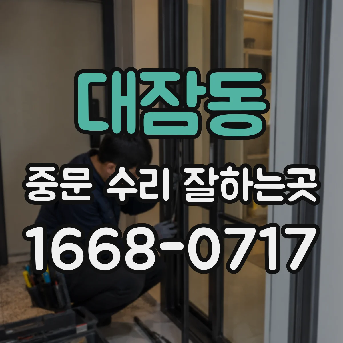 대잠동 중문 수리 잘하는곳
