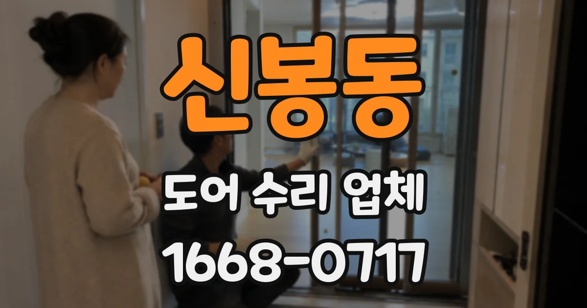 신봉동 도어 수리 업체