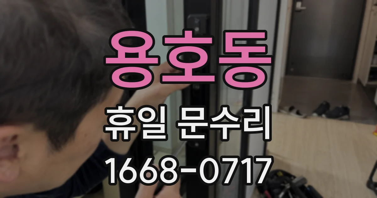용호동 휴일 문수리
