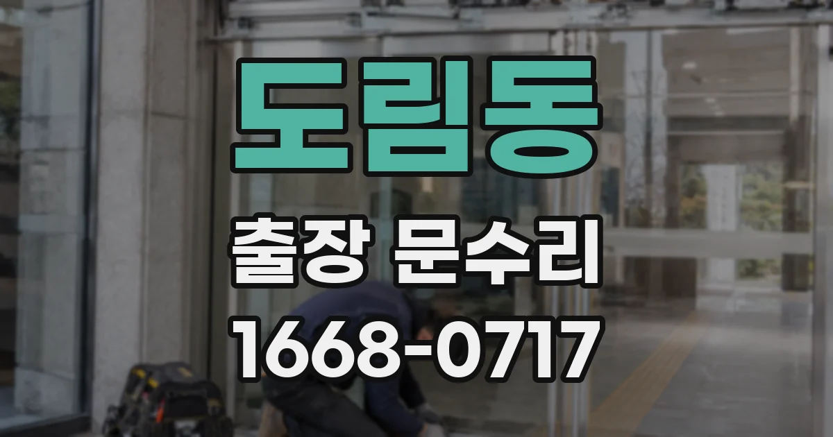 도림동 출장 문수리