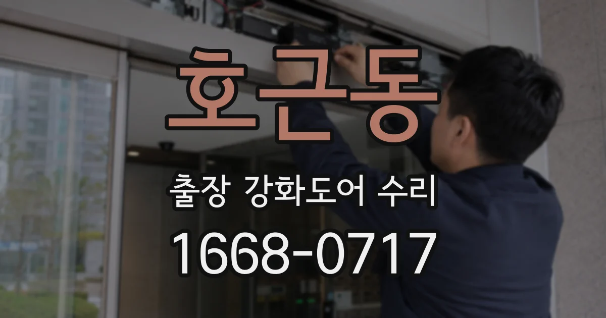 호근동 출장 강화도어 수리