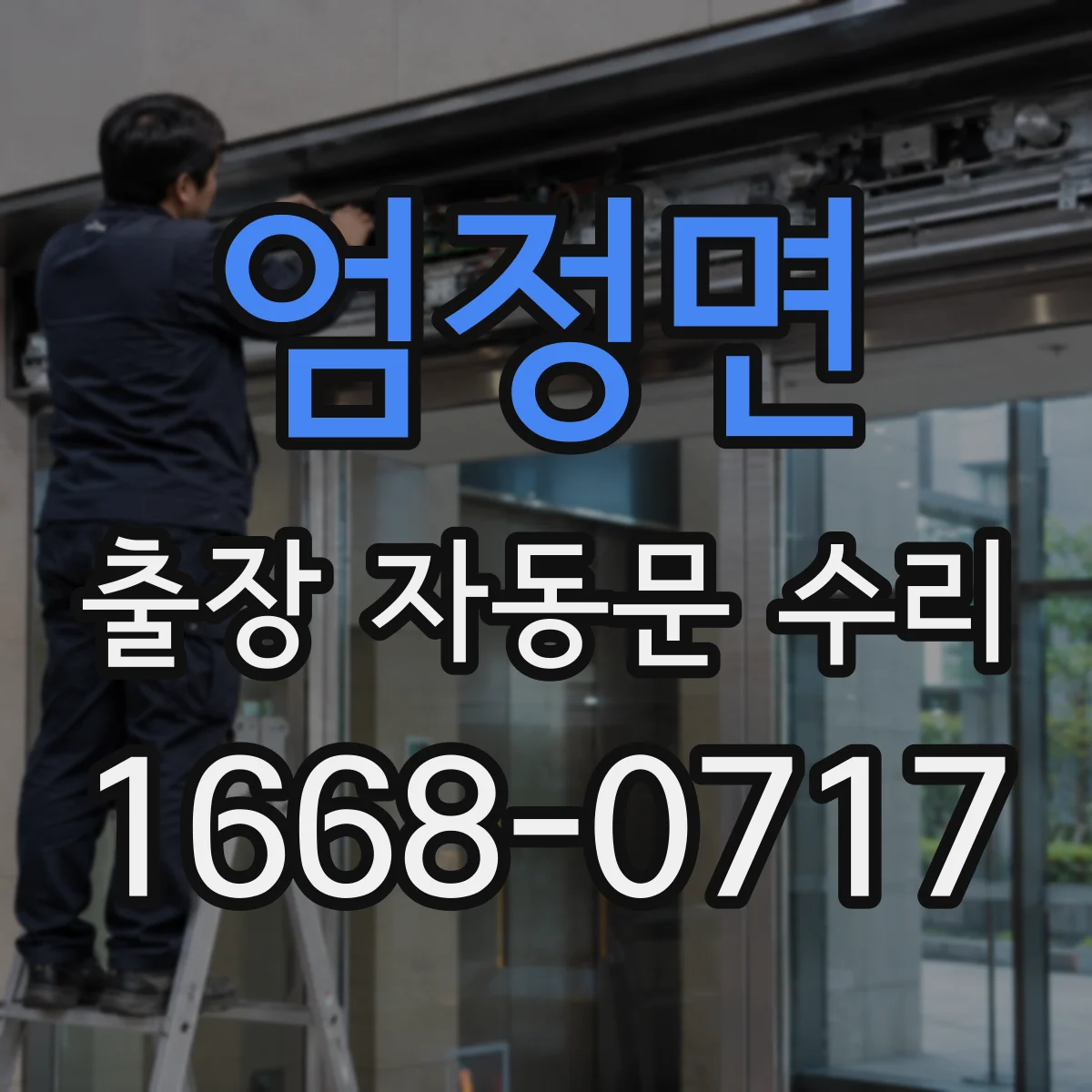 엄정면 출장 자동문 수리