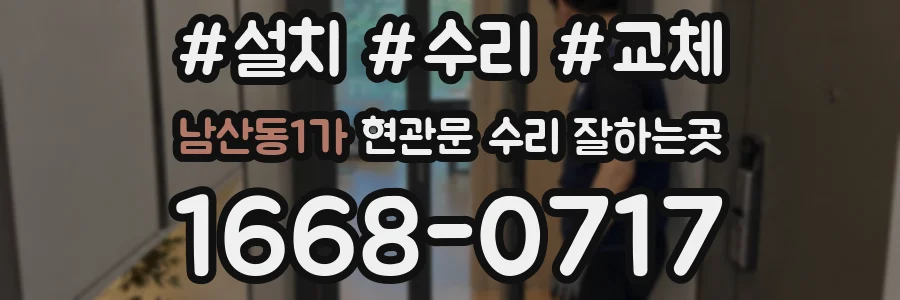 남산동1가 현관문 수리 잘하는곳
