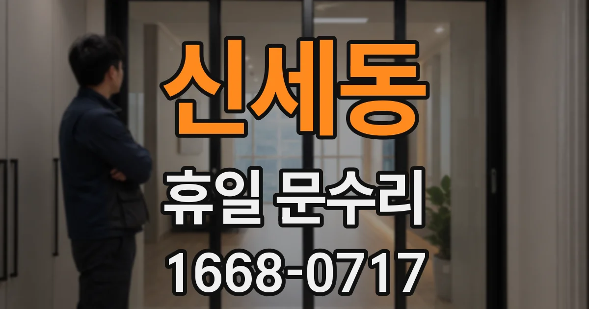 신세동 휴일 문수리