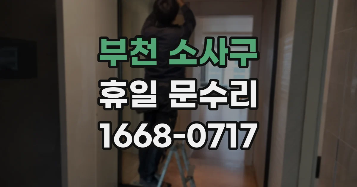 부천 소사구 휴일 문수리