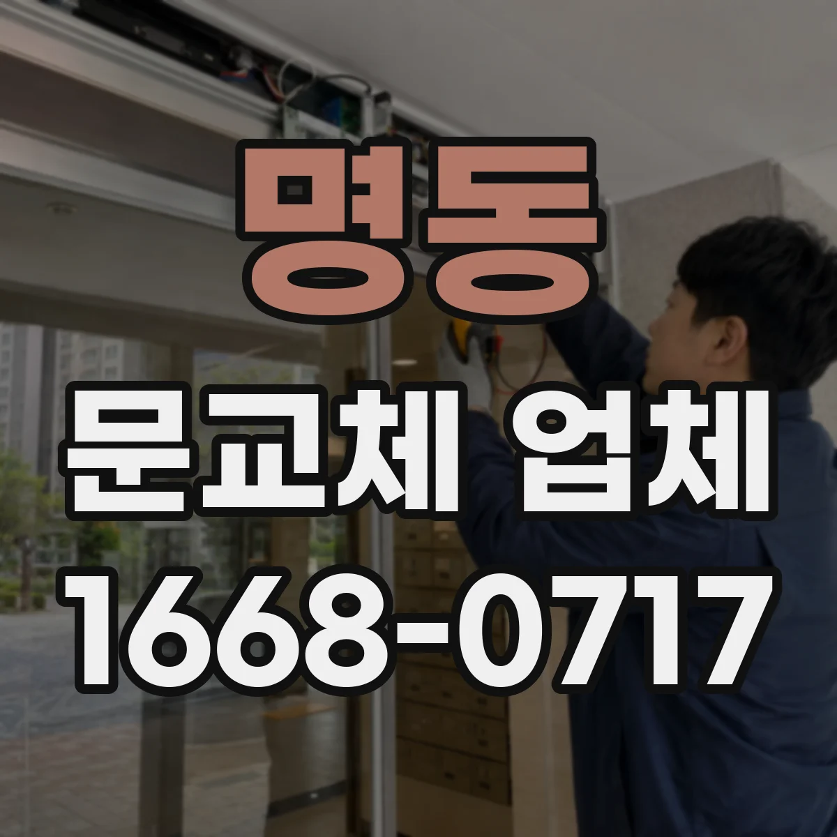명동 문교체 업체