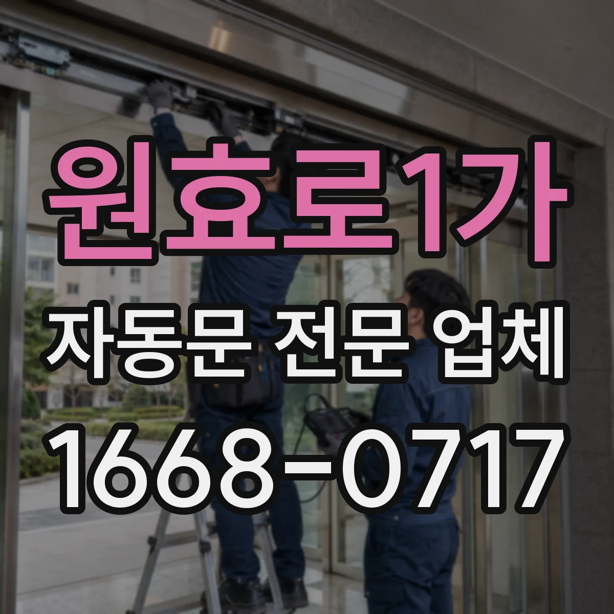 원효로1가 자동문 전문 업체