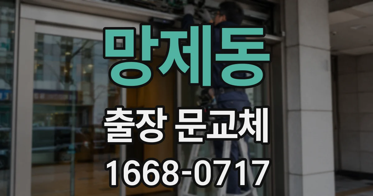 망제동 출장 문교체