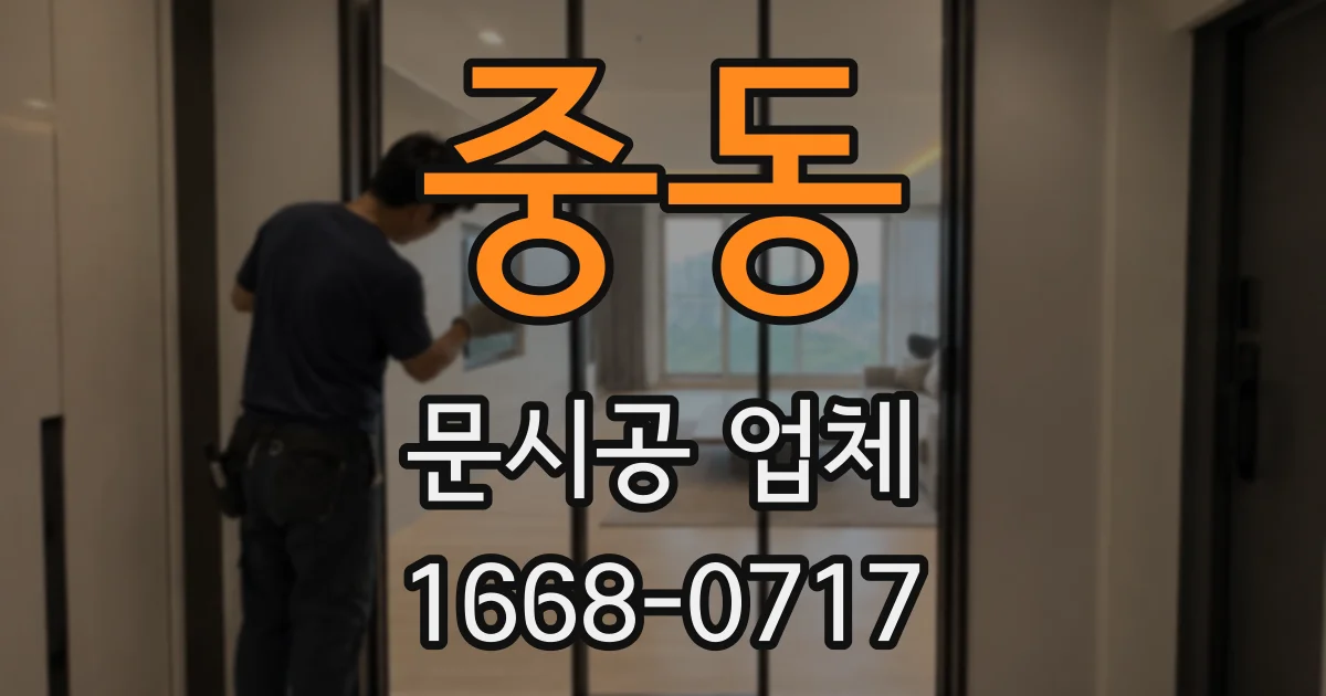 중동 문시공 업체