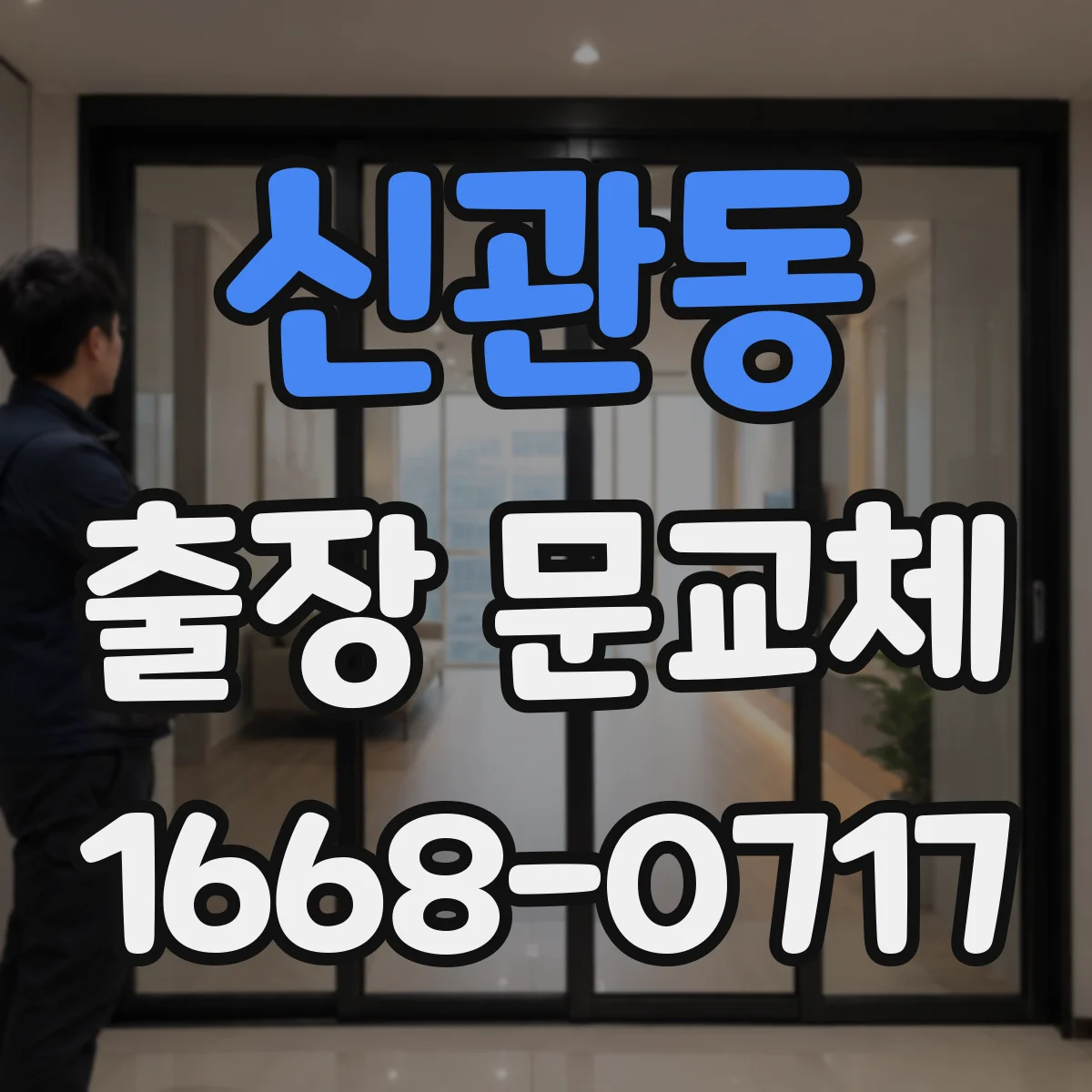 신관동 출장 문교체