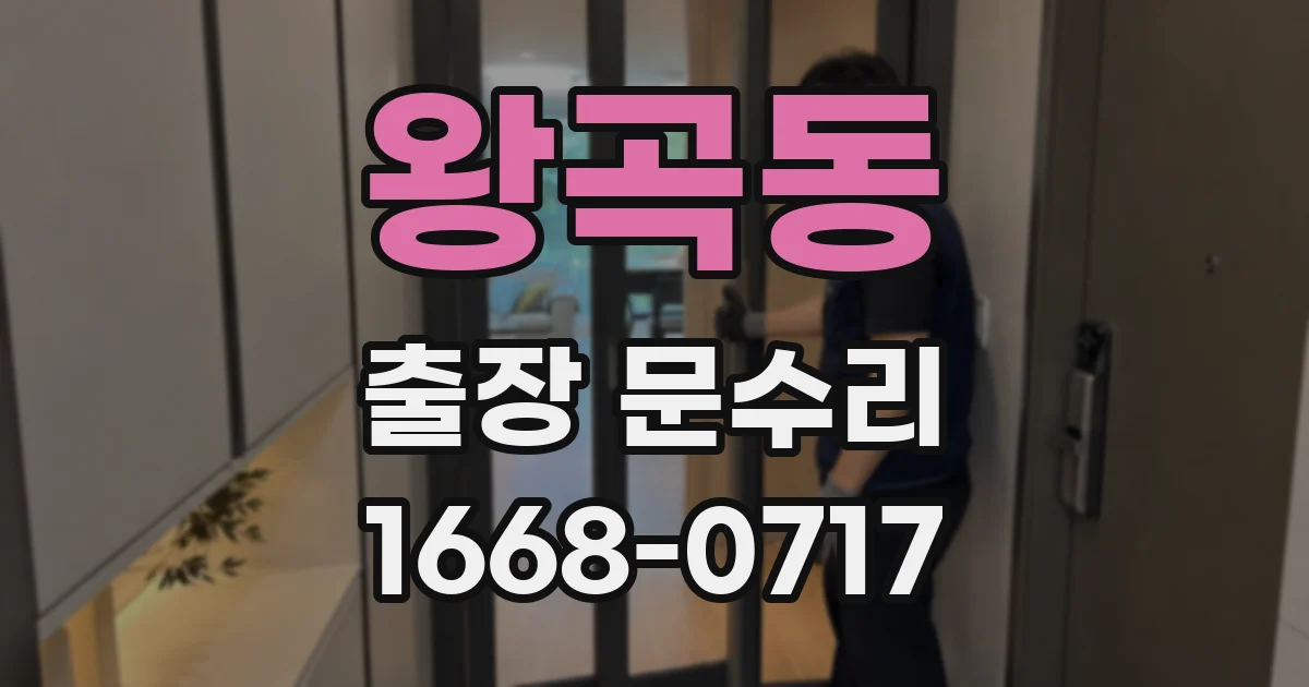 왕곡동 출장 문수리