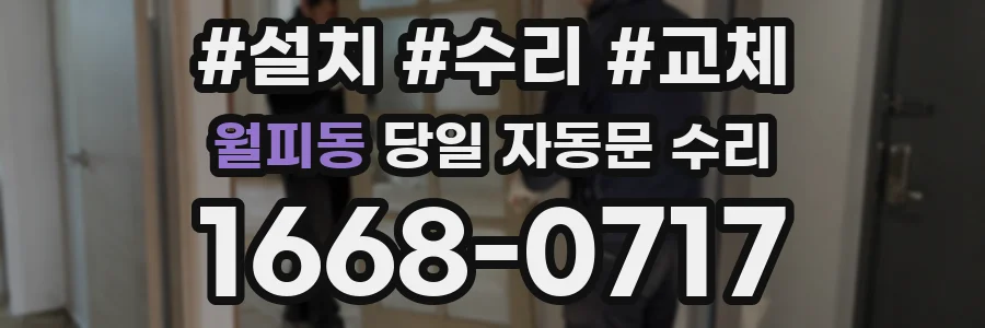 월피동 당일 자동문 수리