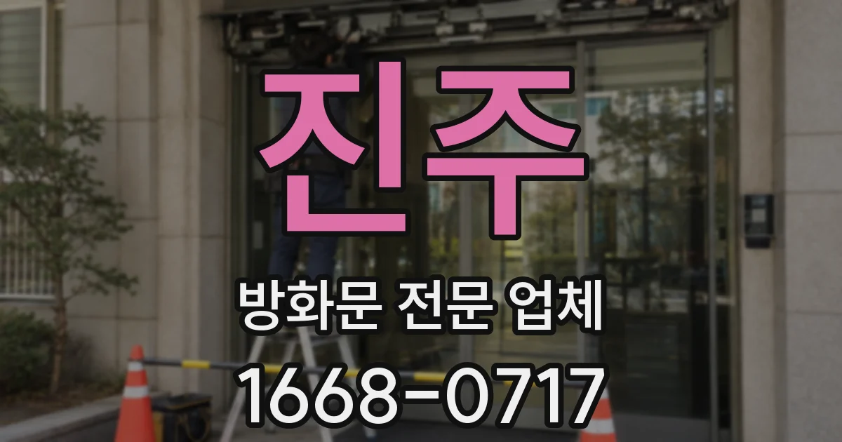 진주 방화문 전문 업체