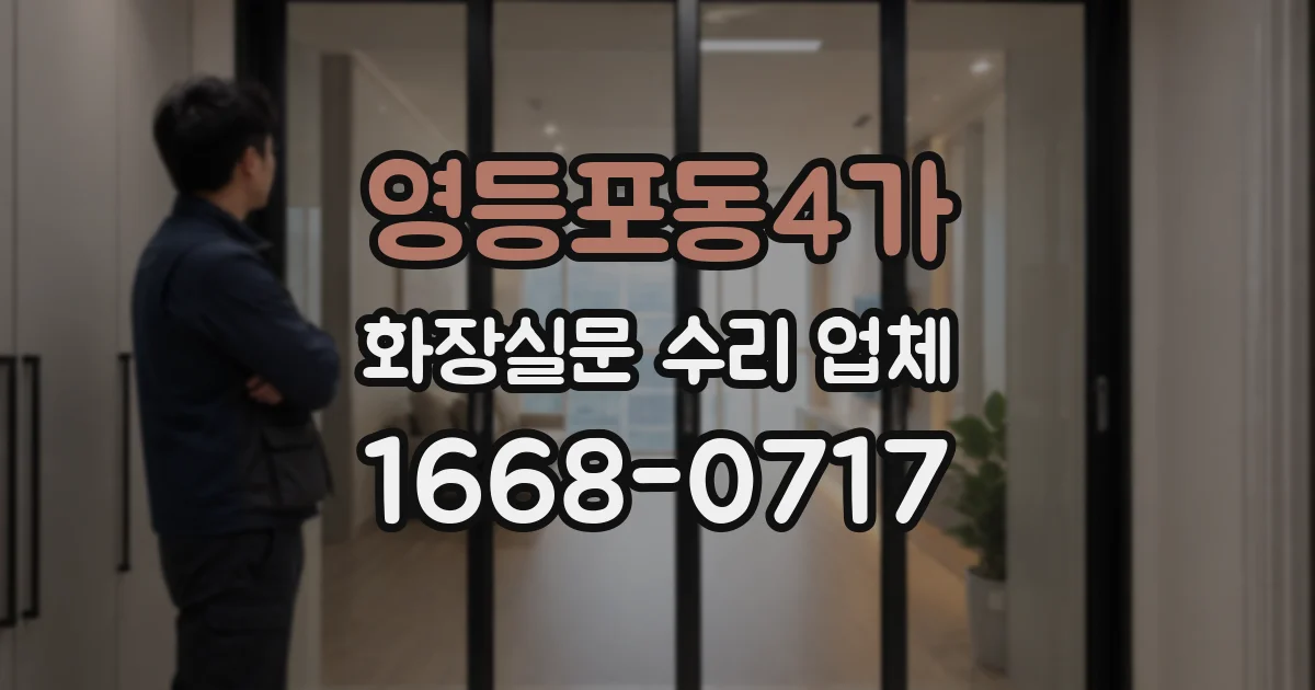 영등포동4가 화장실문 수리 업체
