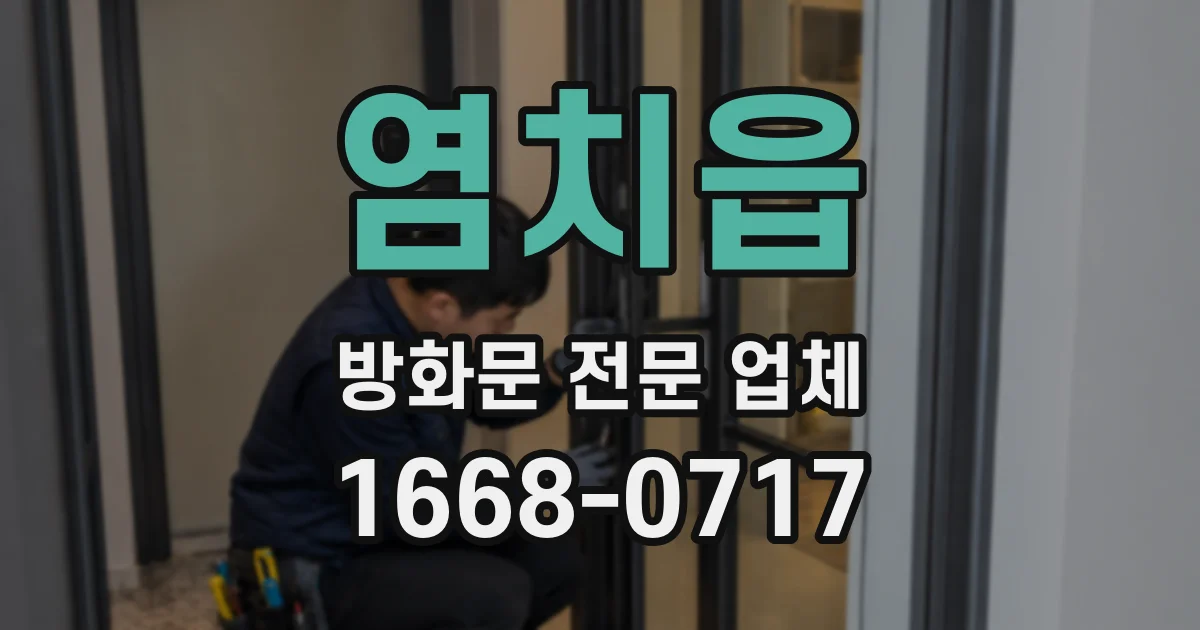 염치읍 방화문 전문 업체
