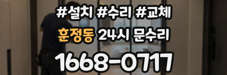 훈정동 24시 문수리