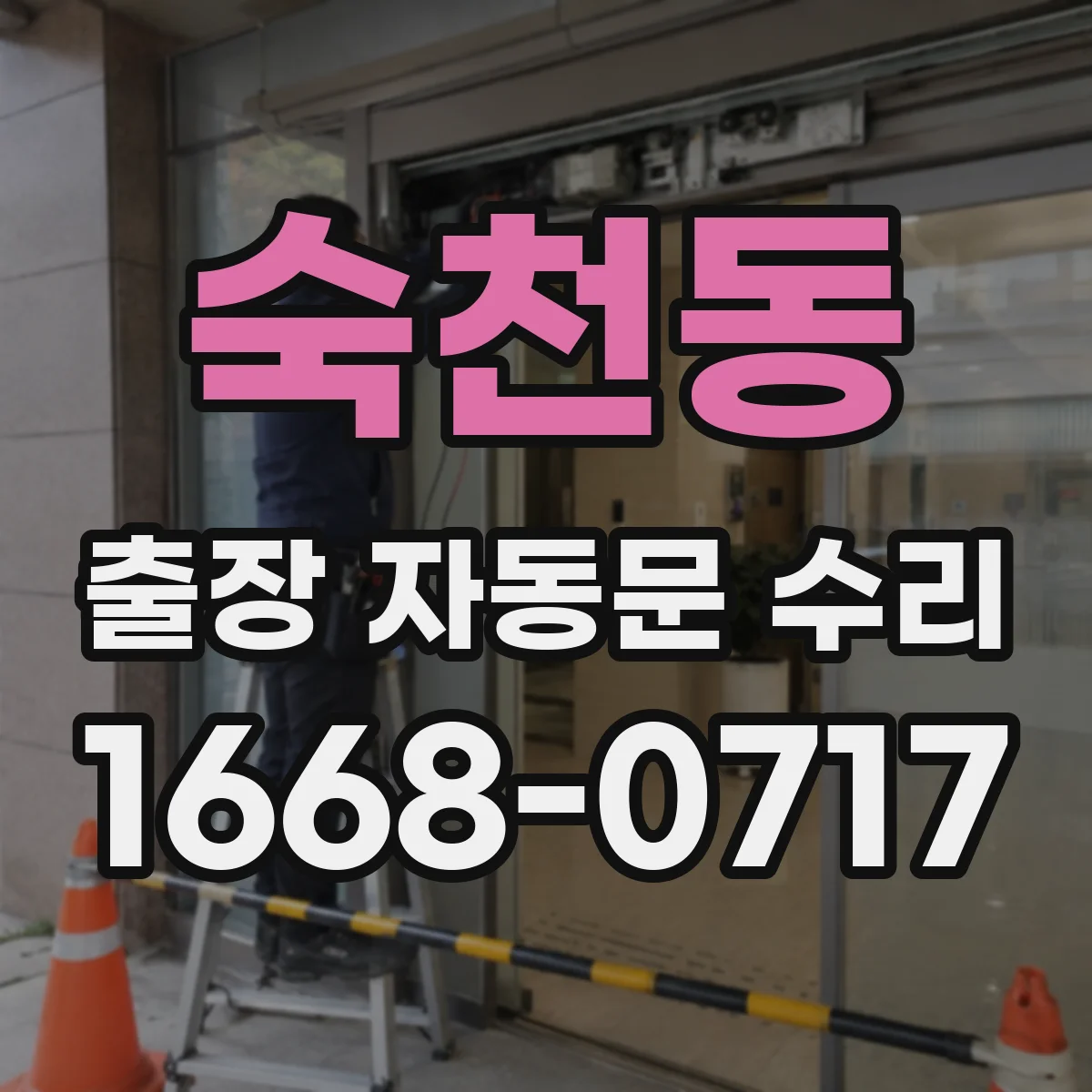 숙천동 출장 자동문 수리