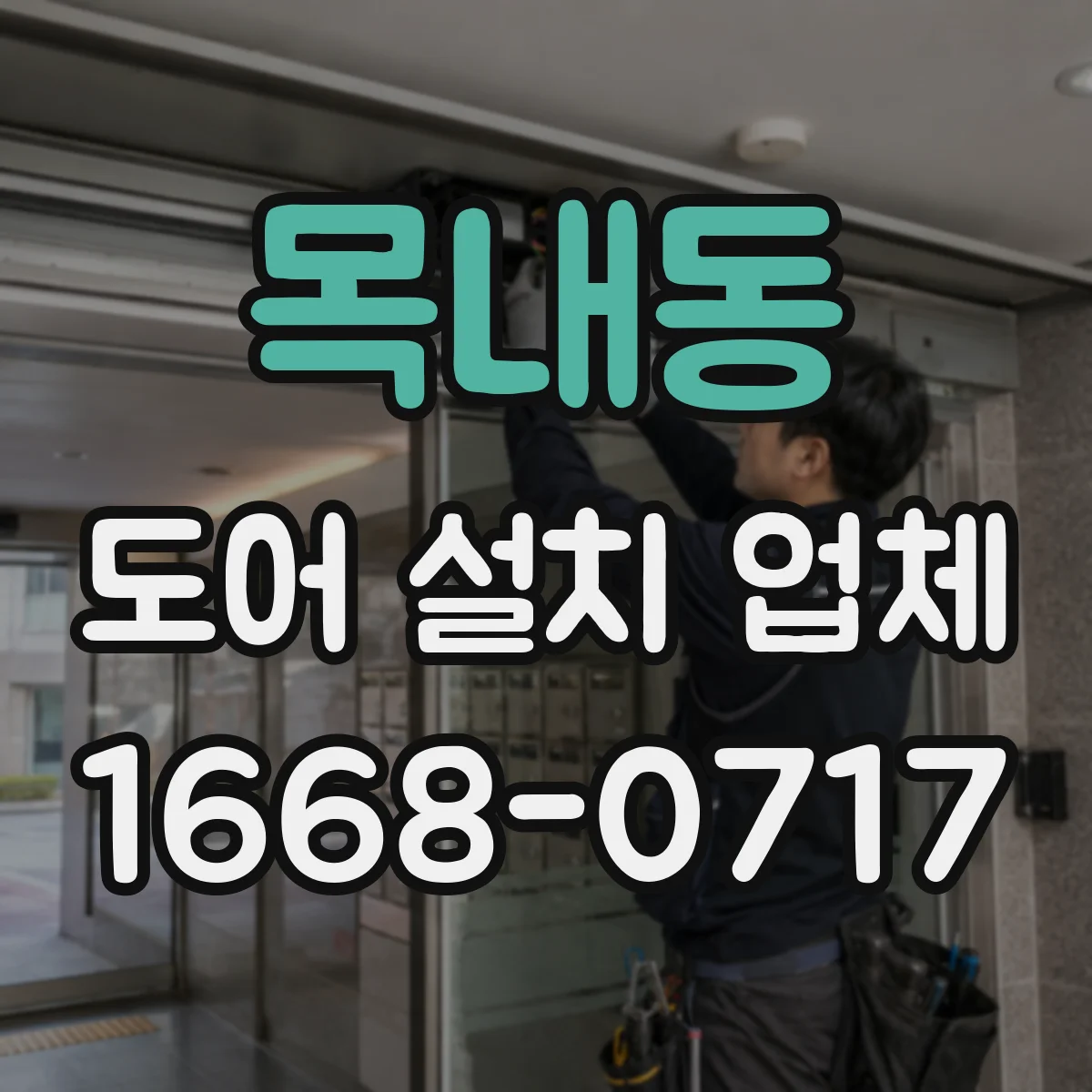 목내동 도어 설치 업체