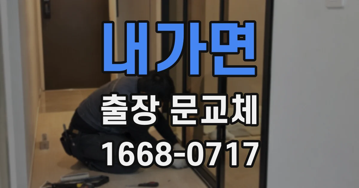내가면 출장 문교체