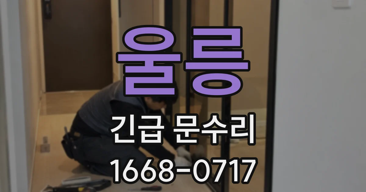 울릉 긴급 문수리