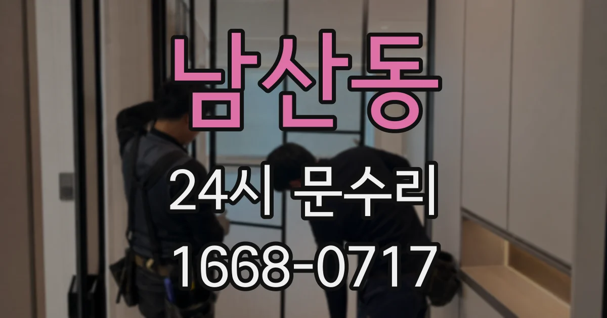 남산동 24시 문수리