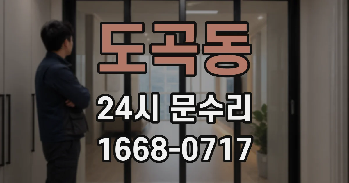 도곡동 24시 문수리