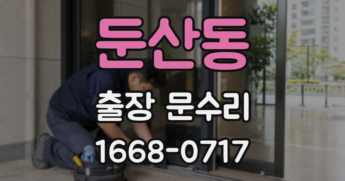 둔산동 출장 문수리