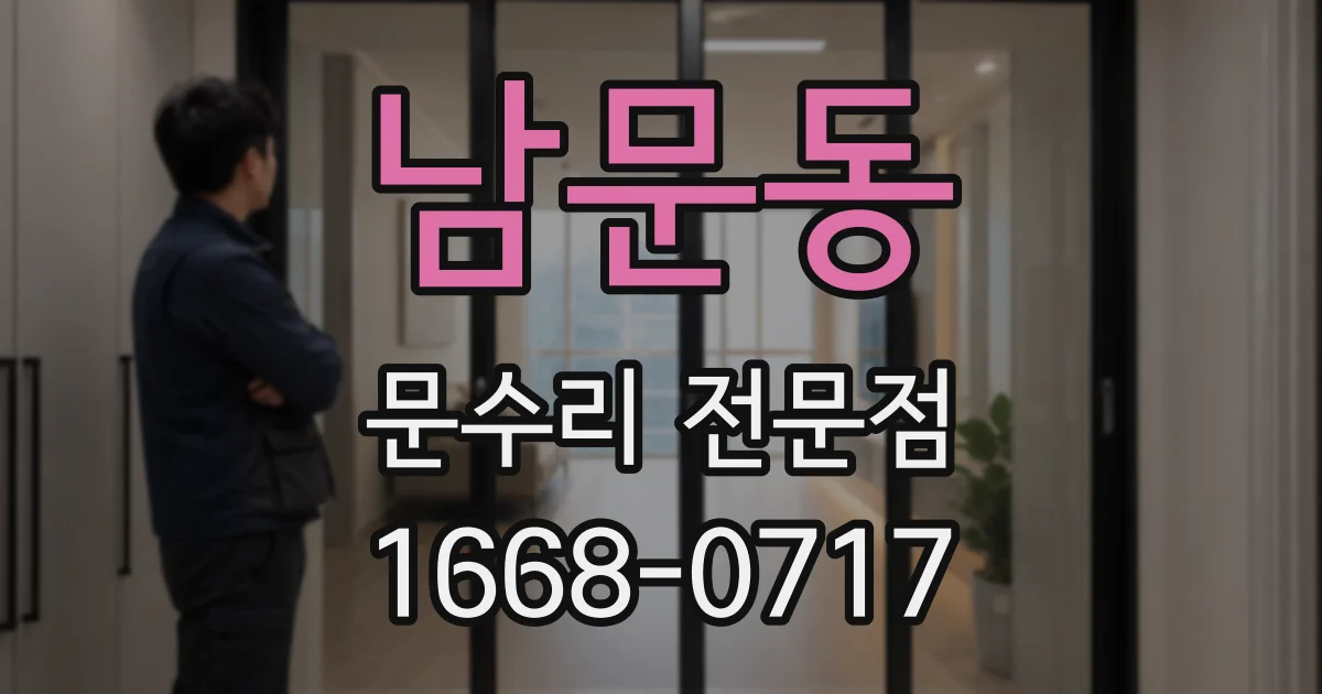 남문동 문수리 전문점