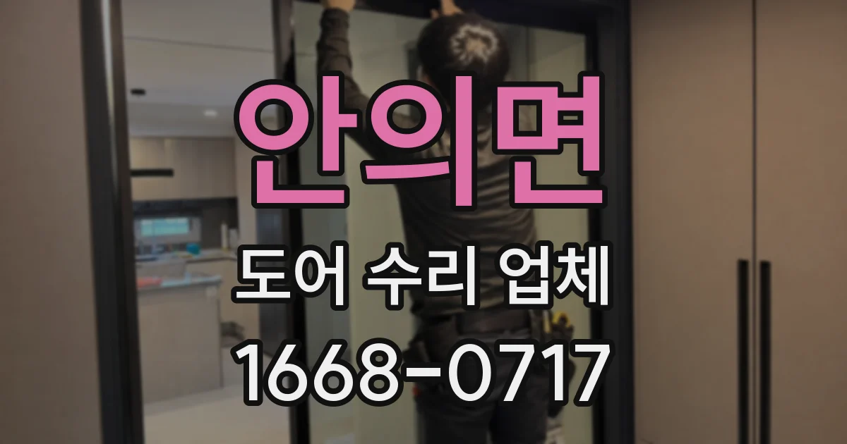 안의면 도어 수리 업체
