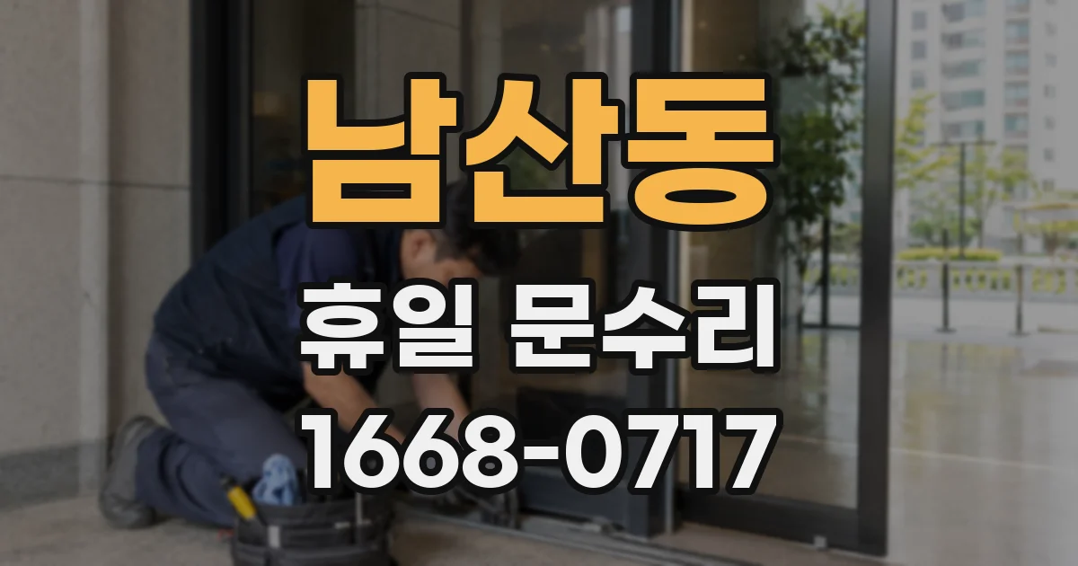 남산동 휴일 문수리