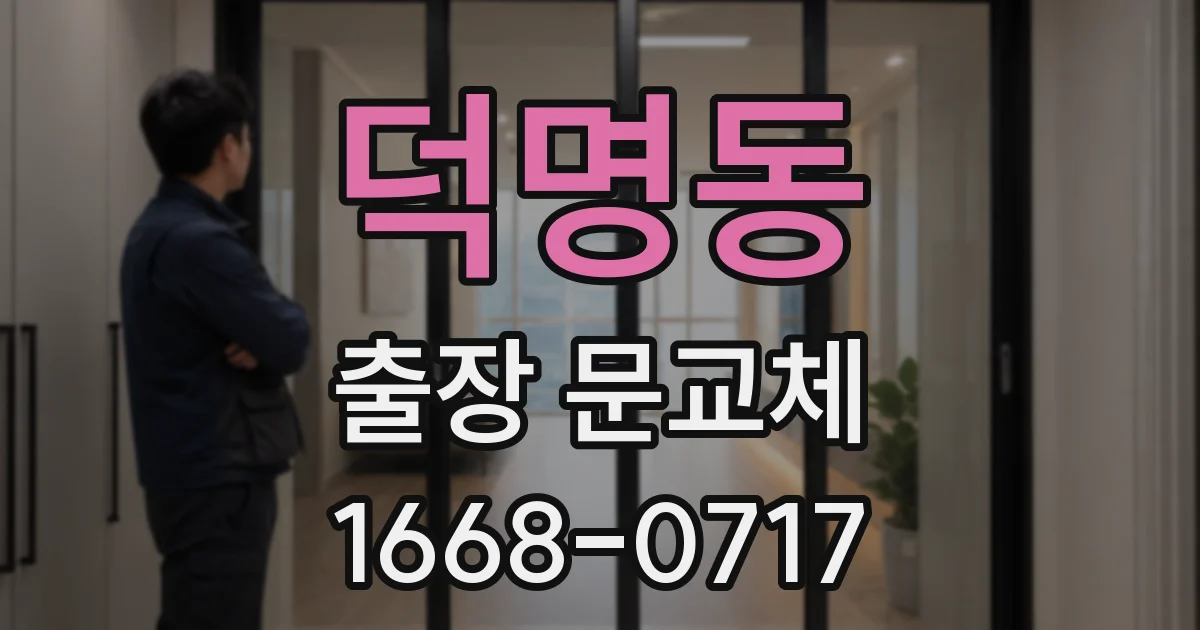 덕명동 출장 문교체