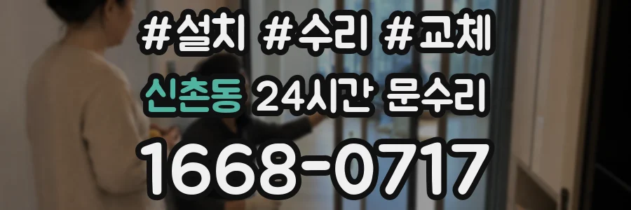 신촌동 24시간 문수리