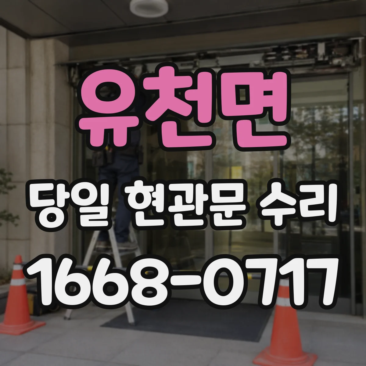 유천면 당일 현관문 수리
