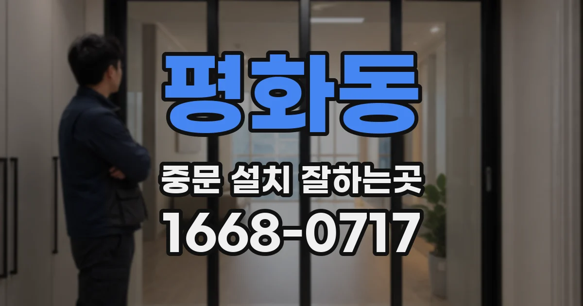 평화동 중문 설치 잘하는곳