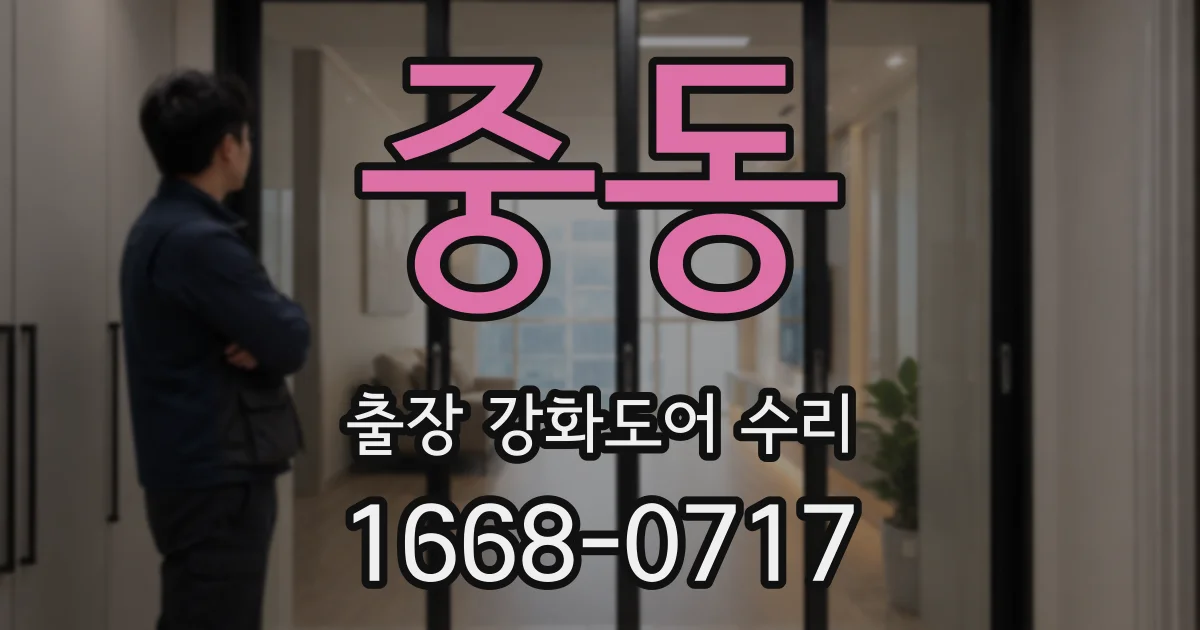 중동 출장 강화도어 수리