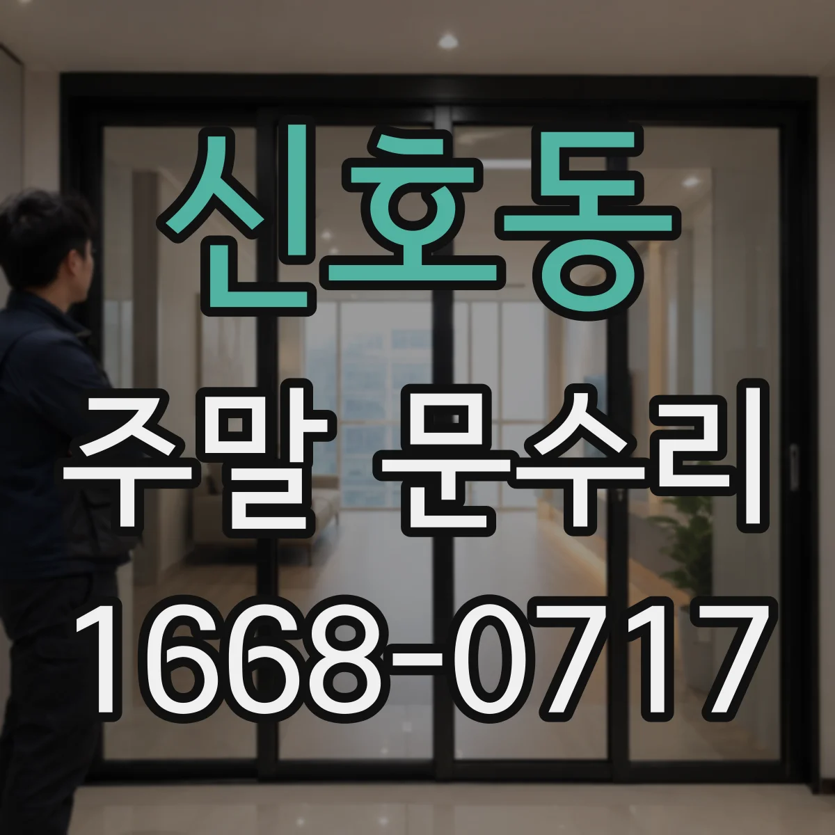 신호동 주말 문수리