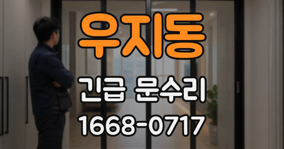 우지동 긴급 문수리