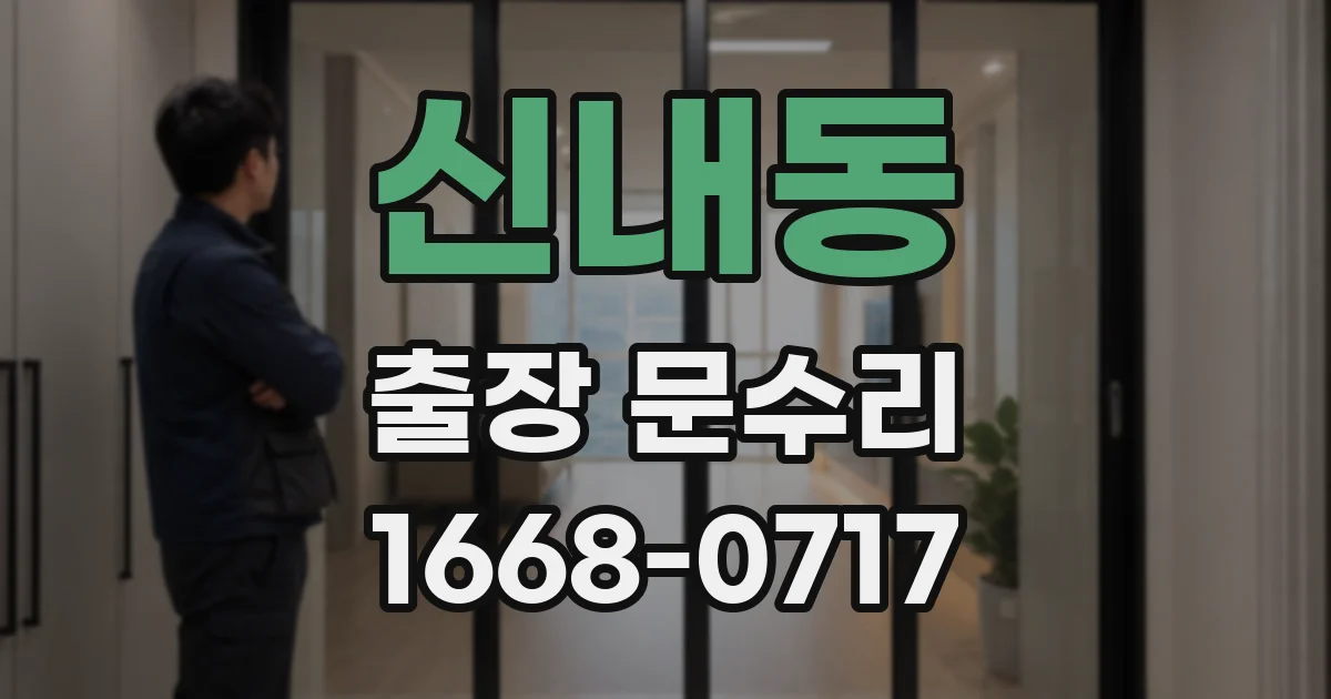 신내동 출장 문수리