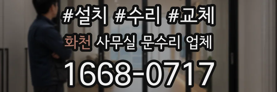 화천 사무실 문수리 업체