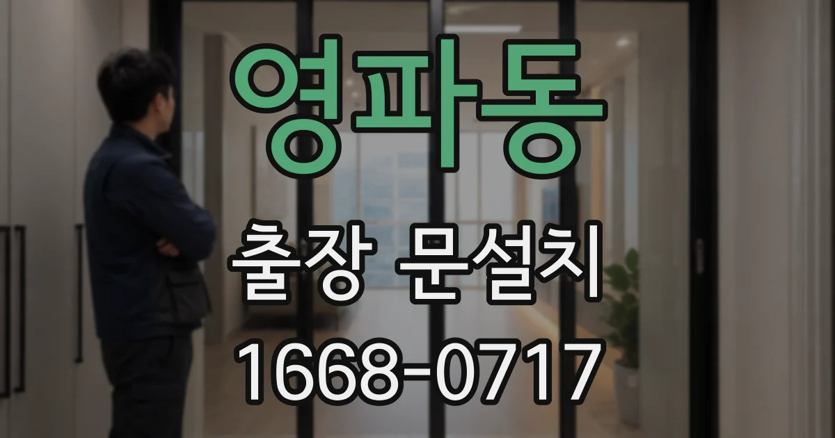 영파동 출장 문설치