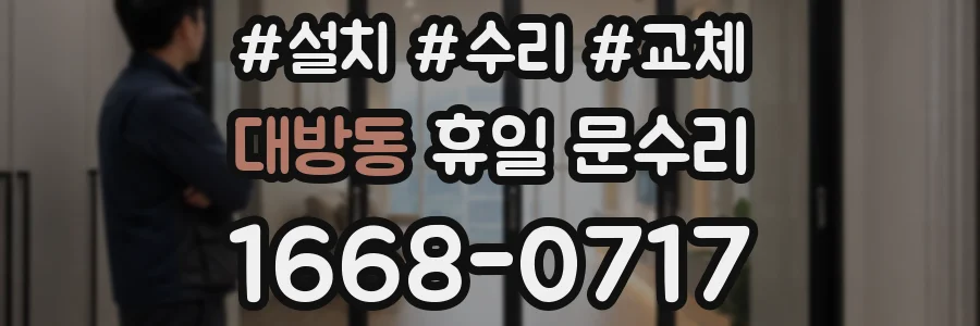 대방동 휴일 문수리