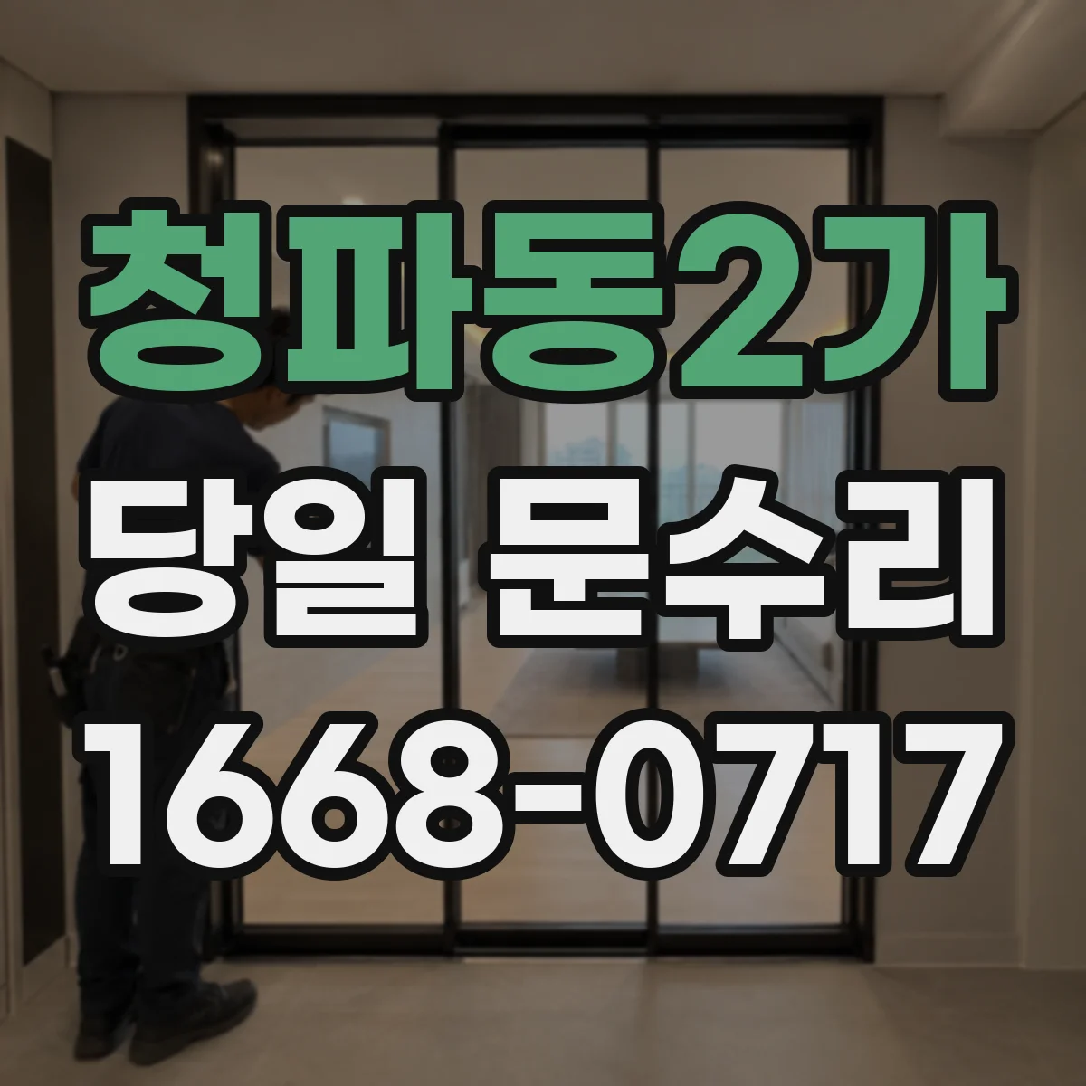 청파동2가 당일 문수리