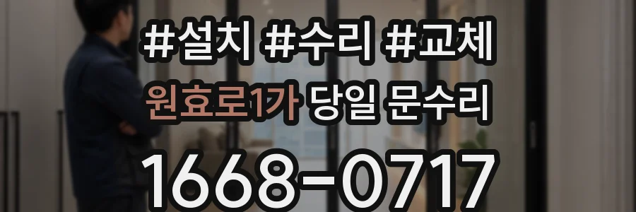 원효로1가 당일 문수리