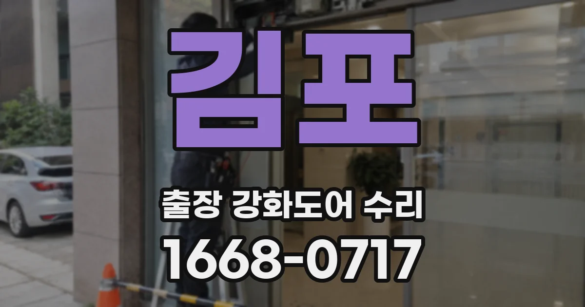 김포 출장 강화도어 수리
