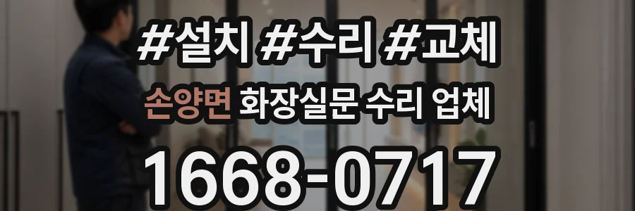 손양면 화장실문 수리 업체