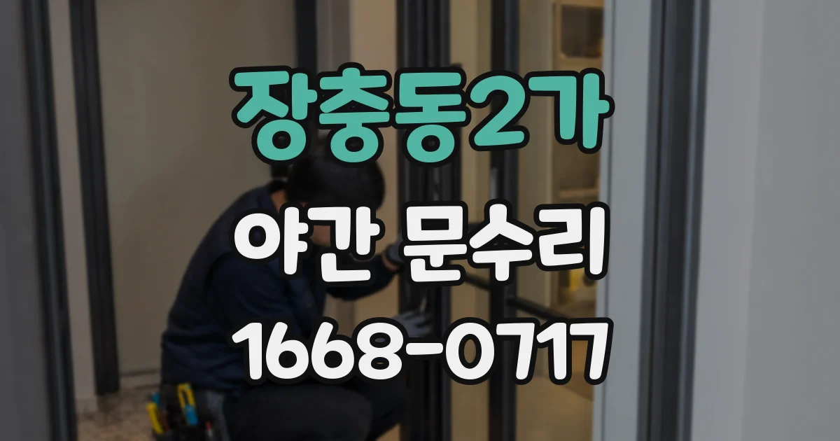 장충동2가 야간 문수리