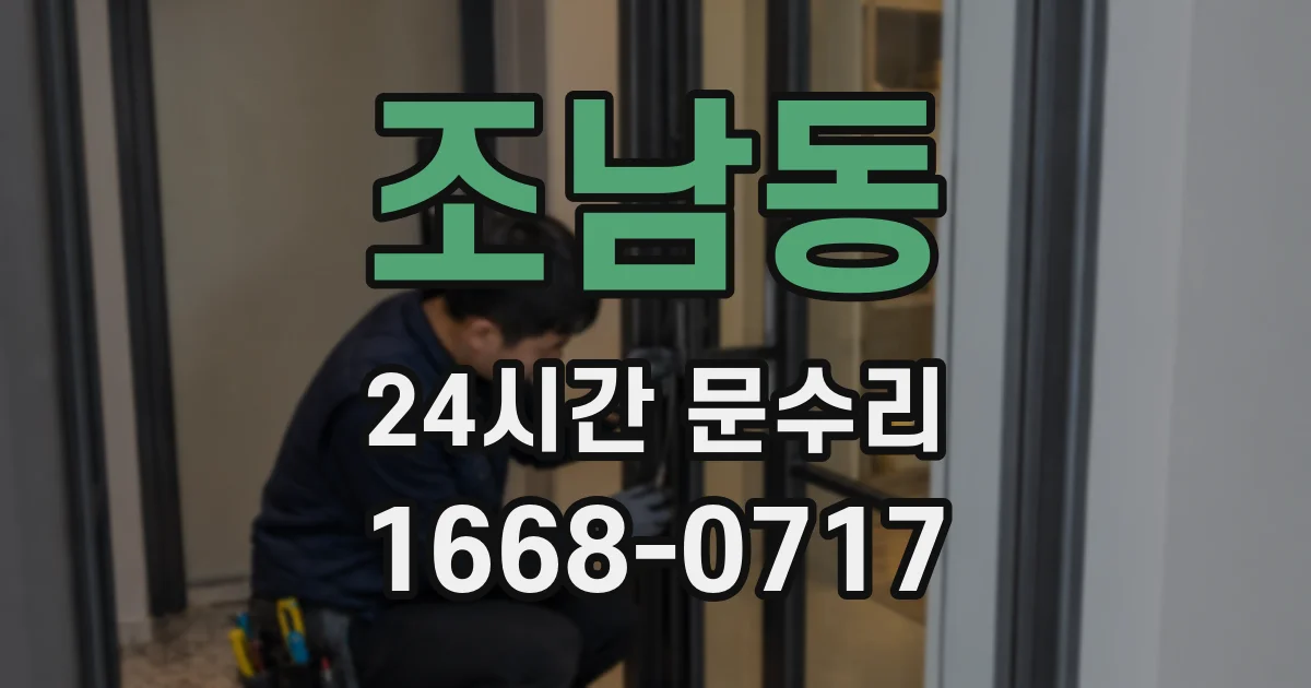 조남동 24시간 문수리